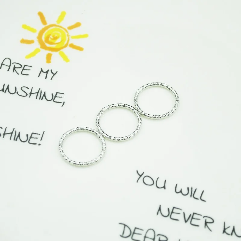 

50pc/lot Circle Round DIY Hoop Earrings Base For Jewelry Making Finding DIY Earrings Connector Wholesale