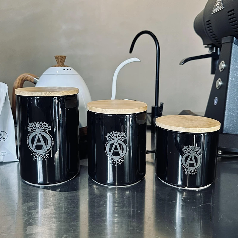 

NBHD sealed can food bottle tea coffee beans dried fruit storage bamboo cover NBHD storage tank