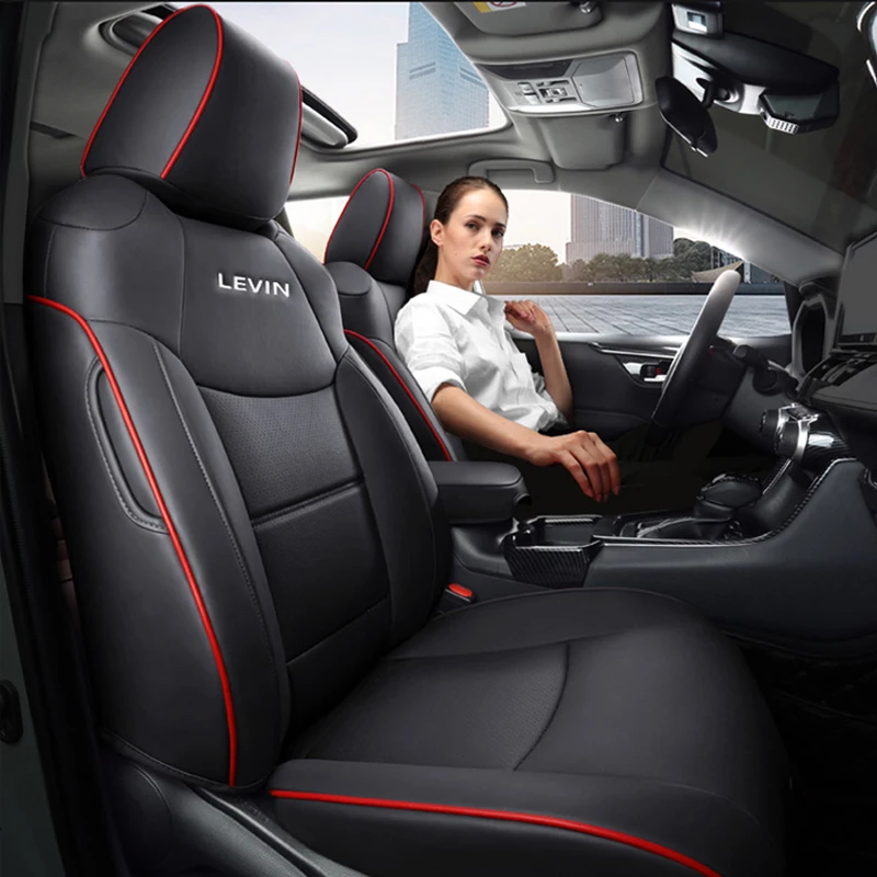 

Fashion Style Car Seat Covers For Toyota Corolla /LEVIN 2019 2020 2021 2022 2023 2024 Front / Back Auto Interior Seat Protector