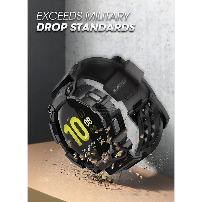 For Galaxy Watch 6/5/4 [44mm] Watch Case SUPCASE UB Pro Rugged Protective CoverStrap Watch Bands