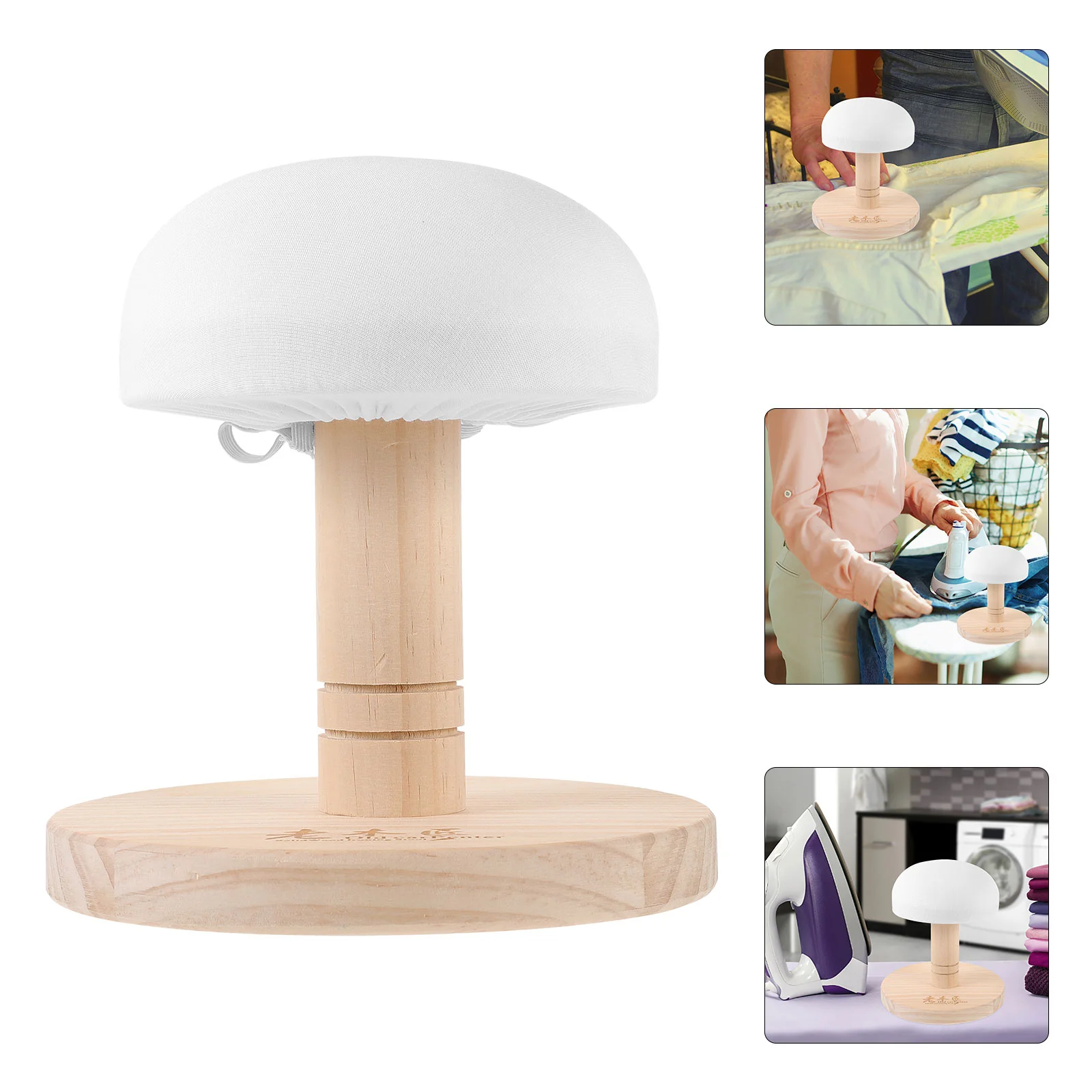 Premium Cloth Wood Material Bra Ironing Pad Practical Ironing Board Home Aids Tool Padded Sleeve Desk Stool Accessory