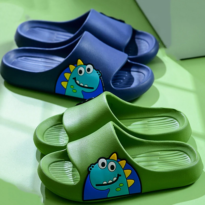 Children Slippers Cartoon Soft Sole Anti slip Indoor Bathing for Girls and Boys