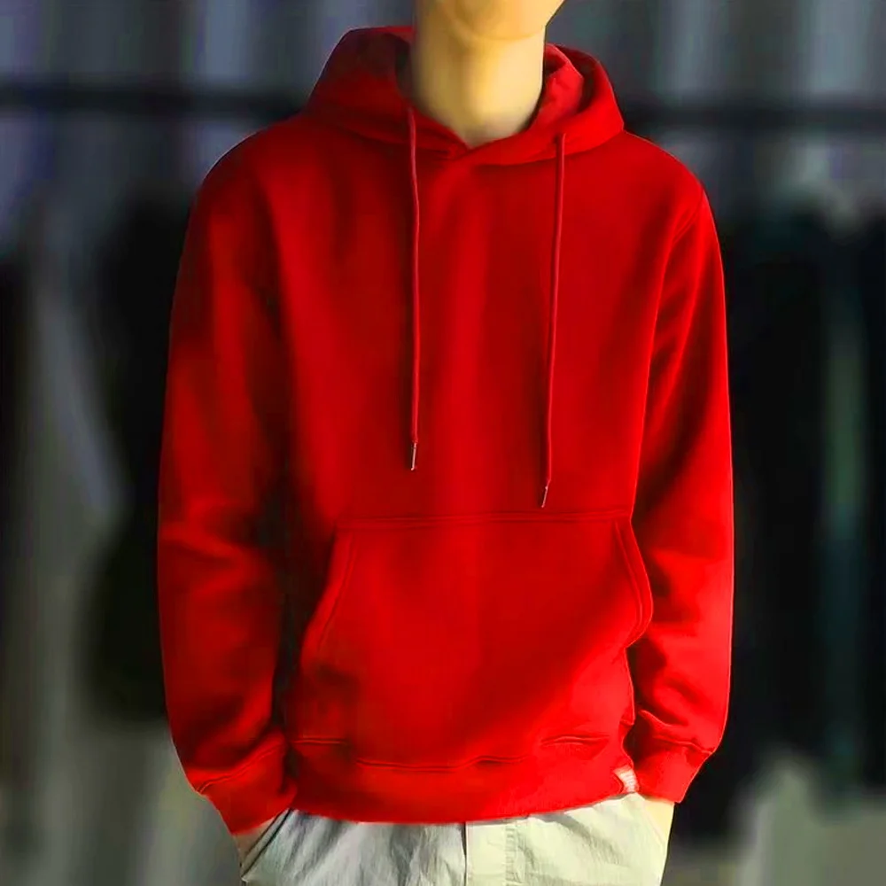 Description Picture 3 of itemNew Fashion Trend Men's Hoodie Loose Pocket Sweatshirt White Animal Series Printed Pattern Casual Hip Hop Hoodie Sweatshirt