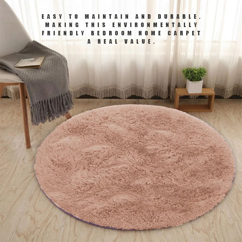 

4007 Soft Shaggy Carpet Living Room Fluffy Children Rugs Large Beige Plush Area Rug for Bedroom Kids Room Nursery Modern Home