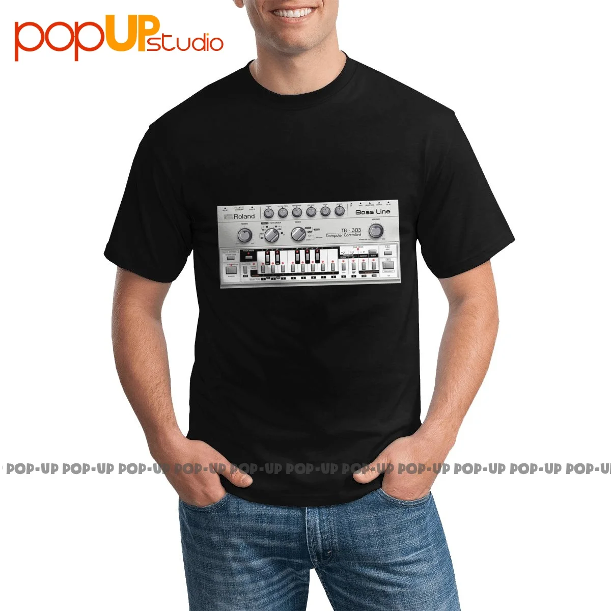 Best Roland Bass Line Tb 303 Trance Club Music T-Shirt Trend Fashion Best Seller Tee Shirt