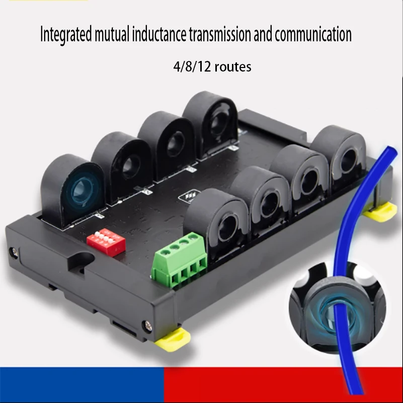 

8-way AC current transmission detection module 0-50A isolated 485 modbus communication current acquisition transformer