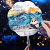 50mm*2m Colorful Starry Sky Cloud washi Tape DIY Scrapbook Background Decoration Album Envelope Diary Marking Stationery 5