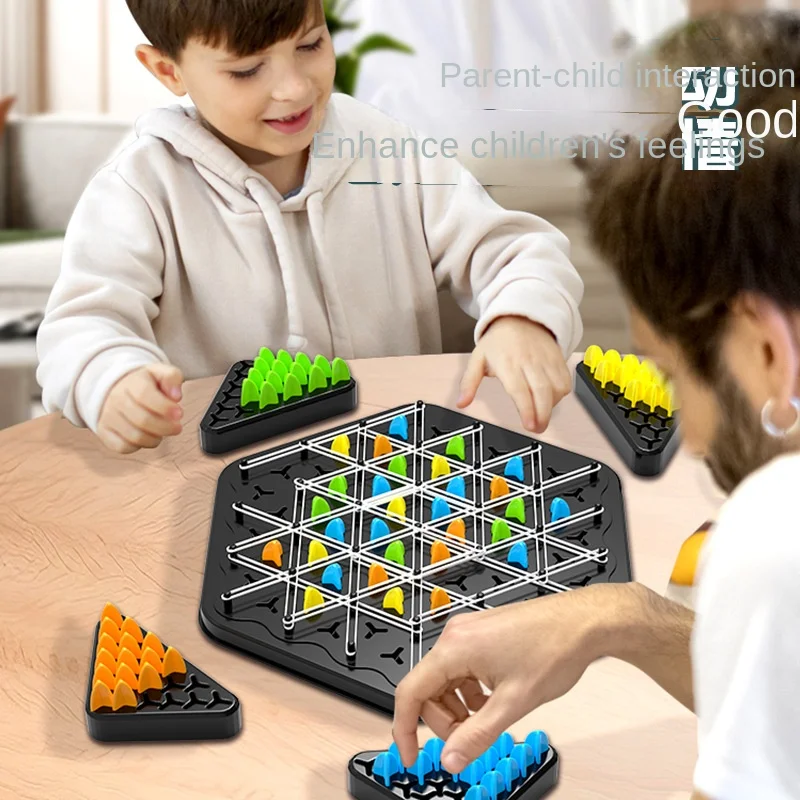 Chain Qi Desktop Puzzle Game Board Game Toy Rope Puzzle Toy Brain Learning Toys