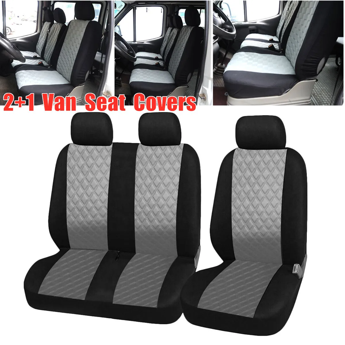 Coprisedili 2 + 1 Coprisedili Per Auto Per Transporter Per Ford Transit Van Truck Truck Per Renault Per Peugeot Per Opel Vivaro