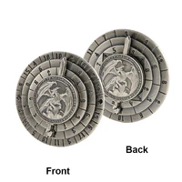 Spinner Dice 7-in-1Metal DND Dice Set Unique Dice Spinner Antique Rotate Metal D&D Dice for Dungeons and Dragons RPG Gaming Dice 1