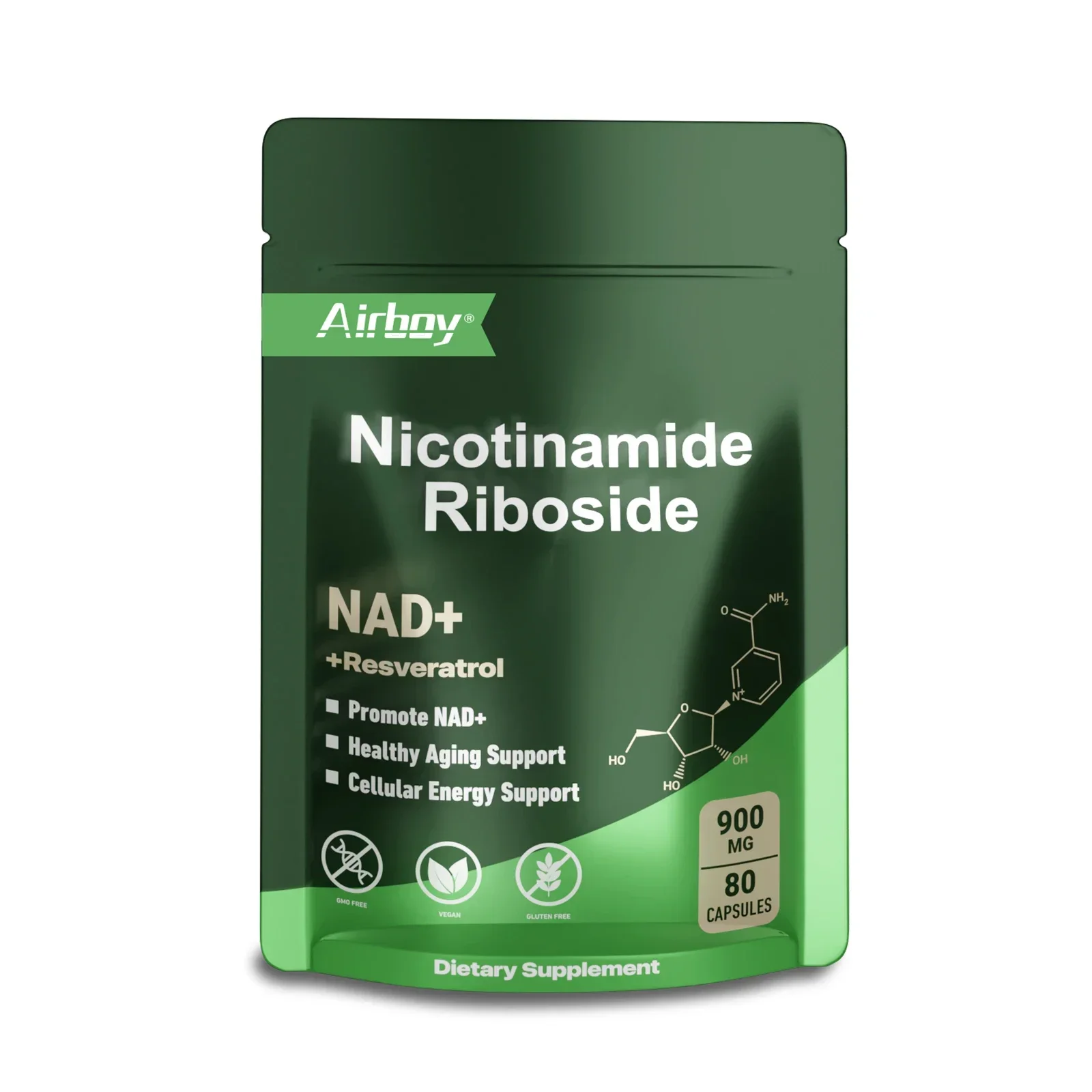 תוספי NAD+ - משפר תאי הזדקנות, תומך באנרגיה טבעית - משפר NAD+, תמיכה באימון וקידום זרימת הדם