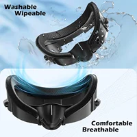 Facial Interface Face Cover for Meta Quest 3 VR with Anti-Light Nose Pad PU Leather Face Cushion for Meta Quest 3 Accessories - Image 6