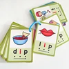 Kids CVC Words Learning Cards ESL Teaching Materials for Toddlers Sight Words Teaching Aids Vocabulary Educational Montessori 5