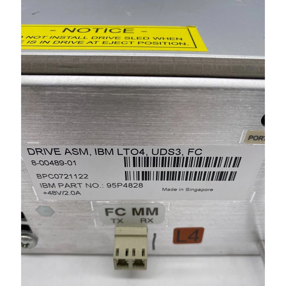 For IBM Tape Iibrary Drives 95P4828 3576-8142 LTO4 FC 8-00489-01