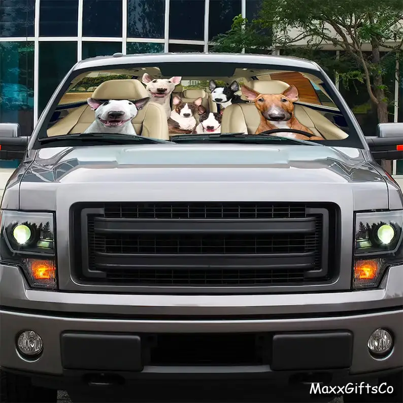 Рисунок 3 - Автомобильный солнцезащитный козырек Bull Terrier