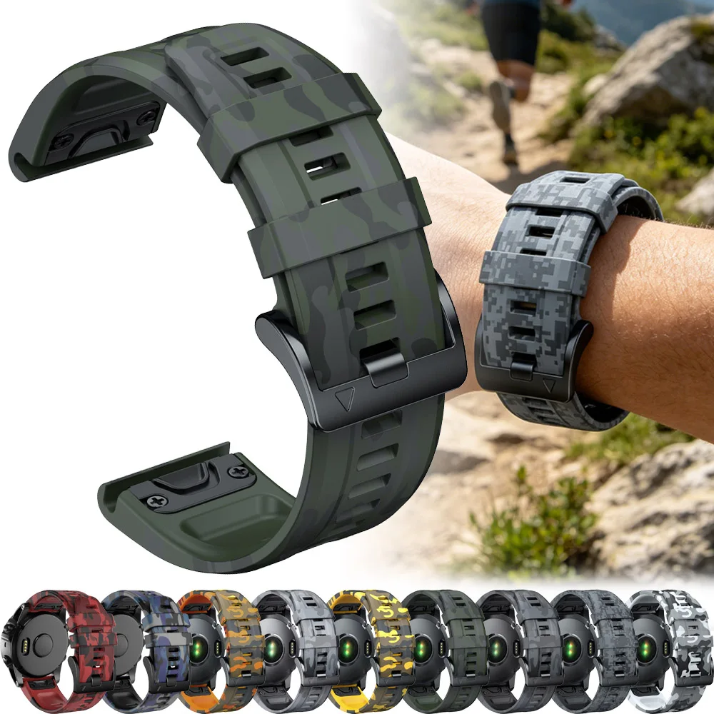 Versatile QuickFit Silicone Smartwatch Strap - 26mm & 22mm