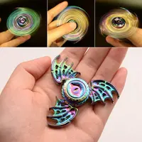 Dragon Wings Eye Tri Fidget Spinner Metal Hand Spinner Low Noise High Speed Focus Toy with Steel Self-Lubricating Bearing 2