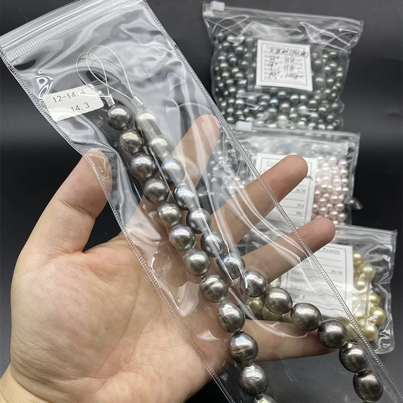 Transparent PVC Jewelry Pouches - Zip Storage Bags for Anti-Oxidation Necklace Display