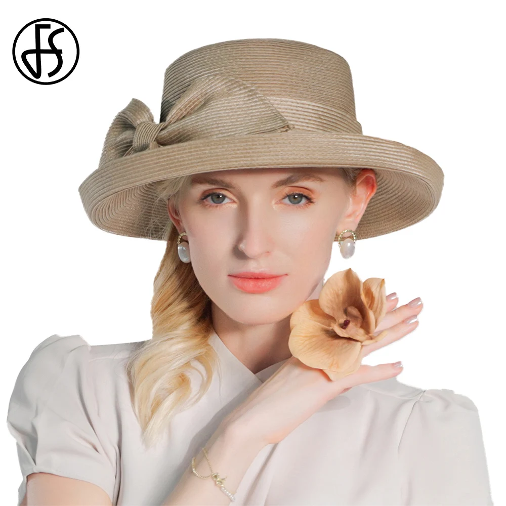 FS2023SummerSunVisorHatsForWomenWeddingChurchVintageUV