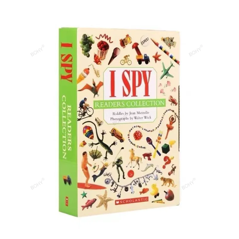 

13PCS Box Set I Spy Reader Collection Visual Discovery English Picture Book Child Early Education Kids Reading Age 3-6 Years