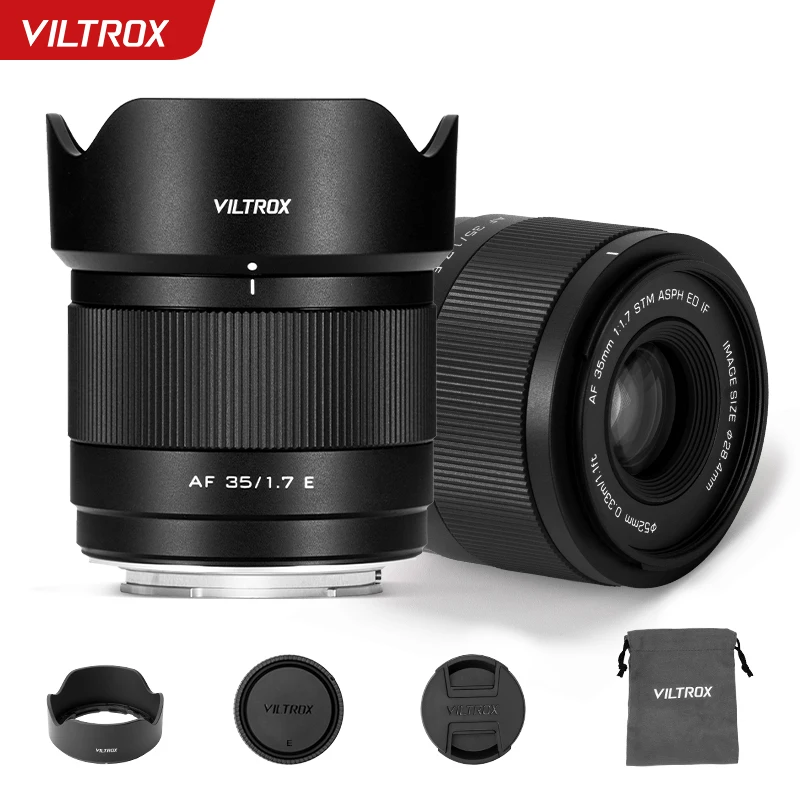 Viltrox 35mm F1.7 Air Auto Focus APS-C Prime Lens for Sony E/ Nikon Z/Fuji XF Mount XT-5/X-HS/X-M5/ZV-E10/A6700/ Z50/Z7II