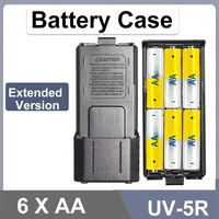 Baofeng UV-5R Battery Case Shell Extended AA Battery Housing BL-5 AAA batteries for UV-5R DM-5R UV-5RE Walkie Talkie Accessories 2