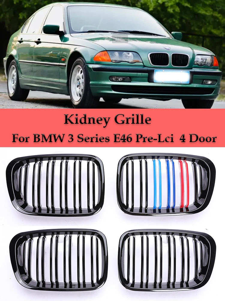 Glossy Matte Black Carbon M Color Grille Grill