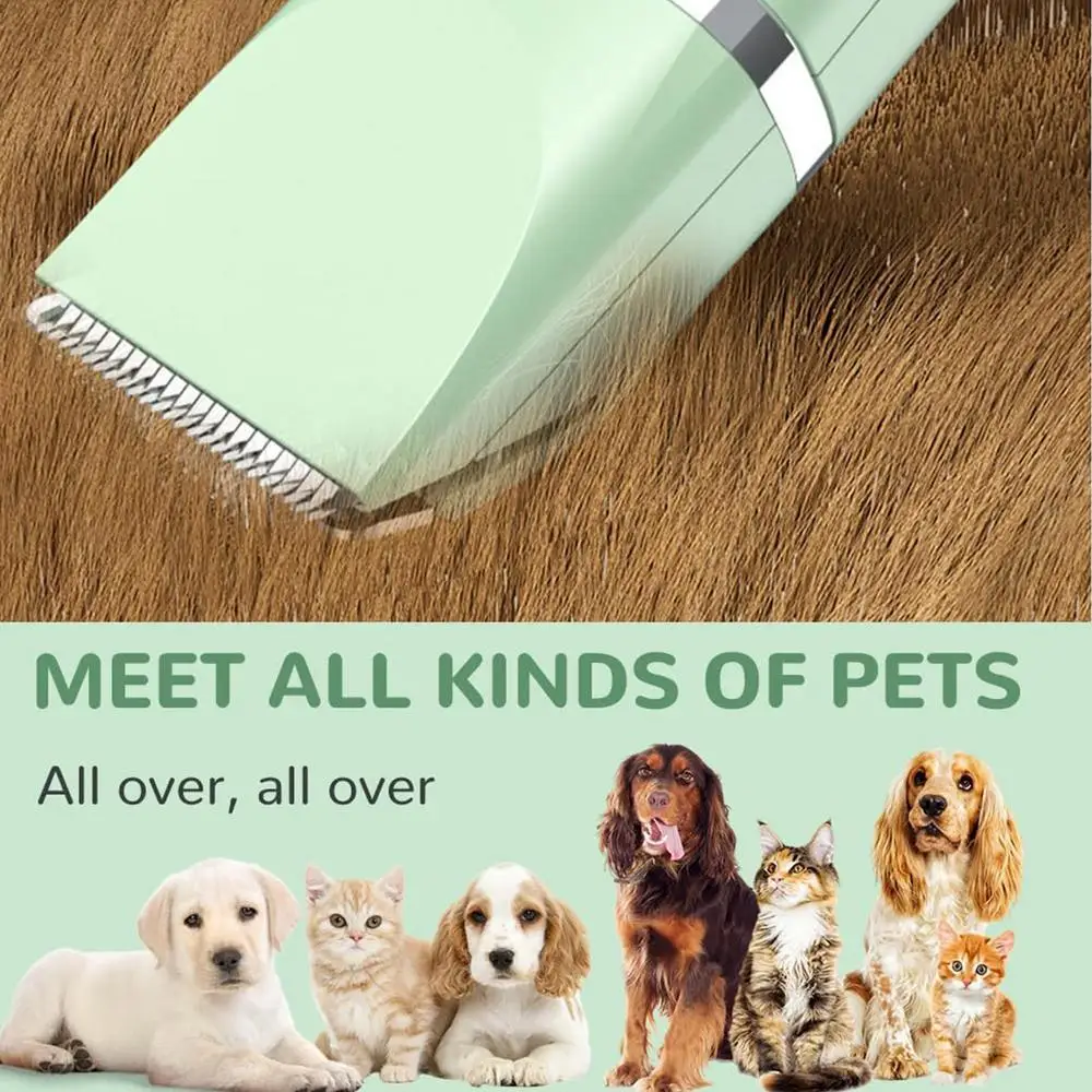 Nail Grinder For Cats Cordless Low Noise Pet Shaver Lightweight Multipurpose Grooming Set Pet Nail Grinder For Small Medium Dogs