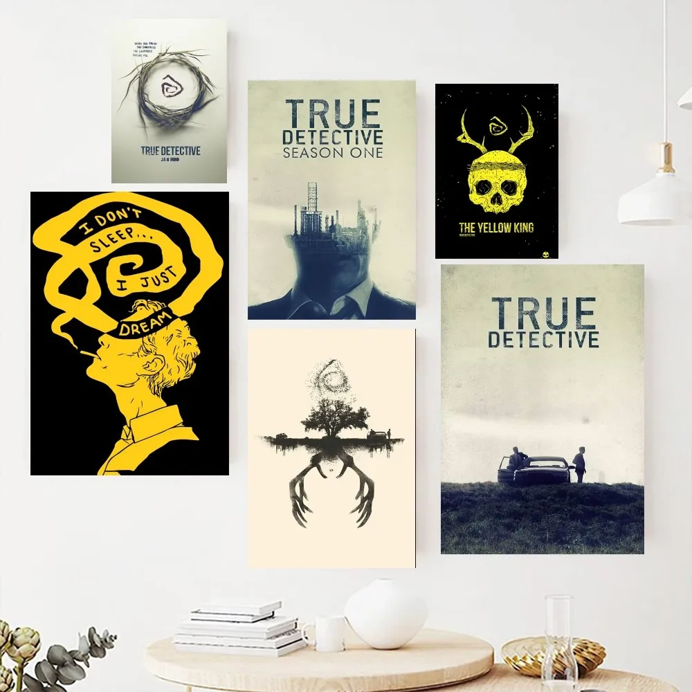Оригинальный детективный постер, фотография для гостиной, Внутренняя Живопись, украшение комнаты Оригинальный детективный постер, фотография для гостиной, Внутренняя Живопись, украшение комнаты