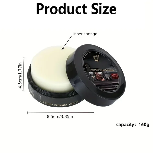 Multifunctional Leather Care Maintenance Oil Cleaning Cream for Car Interior Leather Seat Sofa Bag Shoes Jacket Care Polishing 6