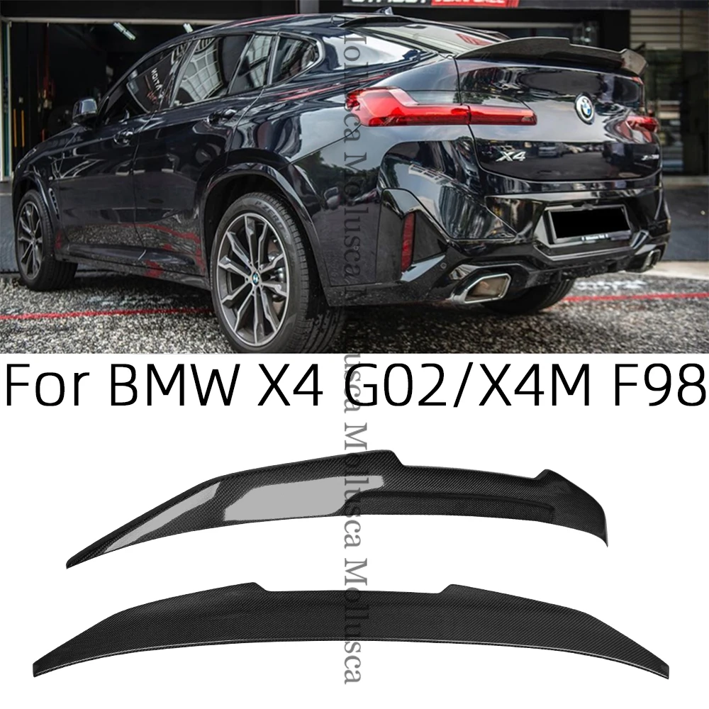 トランク用カーボンファイバーリアスポイラー,BMW x4,g02,x4m,f98,psmスタイル,2018-2023