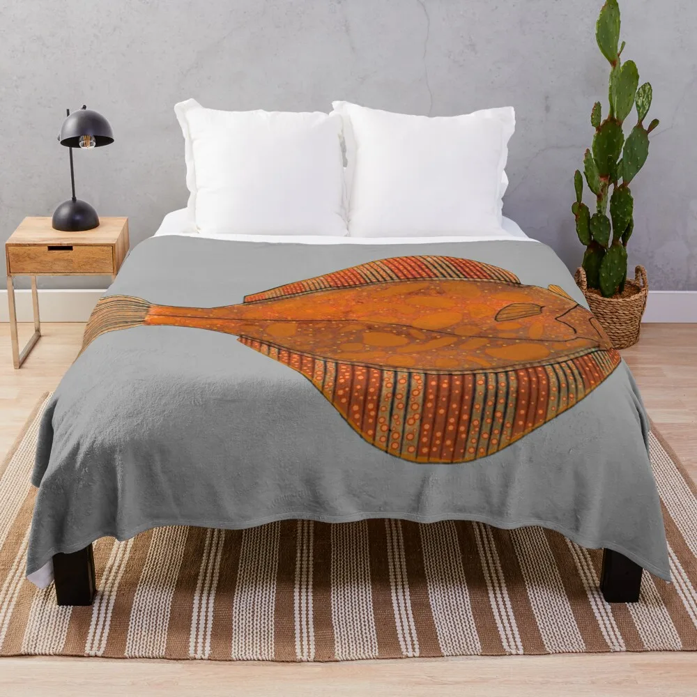 Orange Bubble Starry Flounder Throw Coperta Fashion Sofa Coperte Idee Regalo Di San Valentino Coperta Da Campeggio