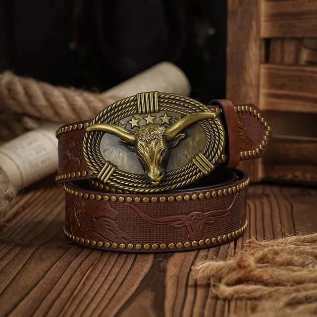 【03】 Single loop western leather belt 03】 Single loop western leather belt Western Ranger Belt