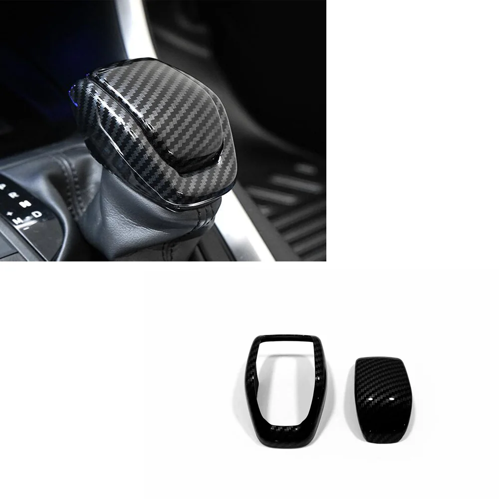 

Для Toyota Highlander Harrier 2021 2022 2023 Автомобильная головка переключения передач, декоративная ручка переключения передач, крышка, аксессуары для отделки, молдинг интерьера