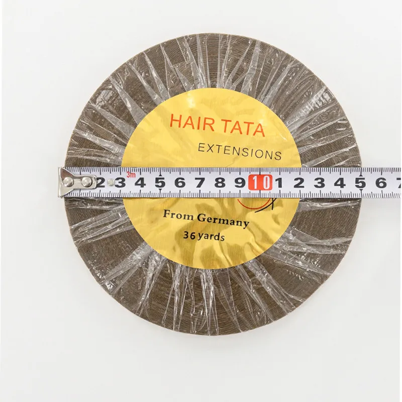 0.8Cm * 36Yards Tata Haarverlenging Tape Dubbelzijdig Plakband Voor Tape Haarverlenging Magische Kapsalon Tape