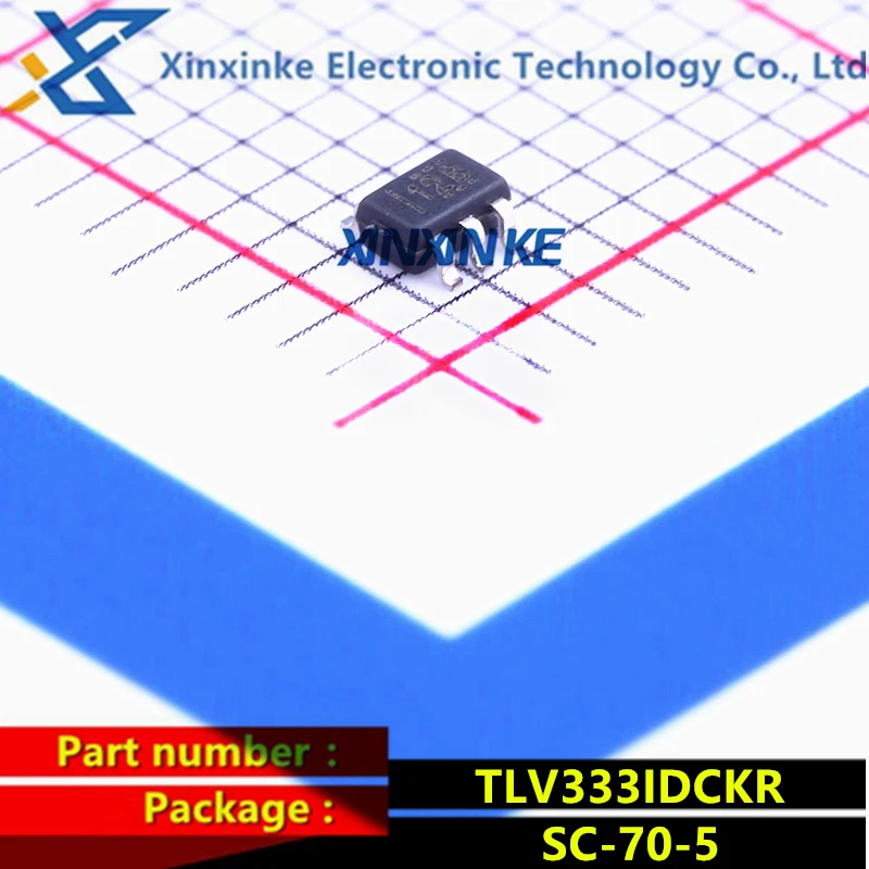 

TLV333IDCKR SC-70-5 Mark:12B Op Amps Single 350 kHz Low-Noise RRIO CMOS Operational Amplifier for Cost-Sensitive Systems