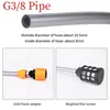 G3/8 Water Inlet Pipe Set For Lithium Battery Wash Gun 5m/10m/15m Pipe For Wireless High Pressure Washer Car Accessory 4