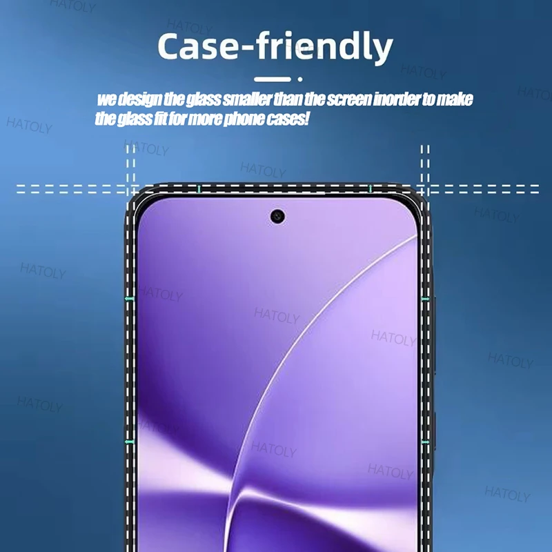 Ultra-Durable Tempered Glass Screen Protector – Full Glue, Non-Scratch Protection
