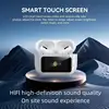 New Wireless Bluetooth Active Noise Cancelling Calling Game Music Earphones Full-color Touch Screen Earphones 1