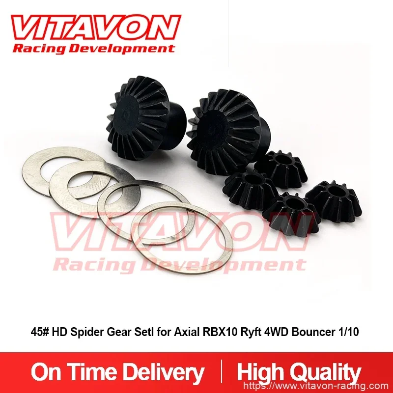 

VITAVON CNC 45# HD Spider Gear Set for Axial RBX10 Ryft 4WD Bouncer 1/10