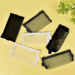 Practical Nylon A4 Mesh Transparency Multi Color Bag Stationery Bag Document Filing Folder Products Office School Supplies