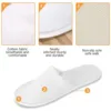 Spa Slippers 10/20 Pairs of Brushed Plush Closed-toe Disposable Slippers for Men and Women Suitable for Families Guest Hotel Tra 3