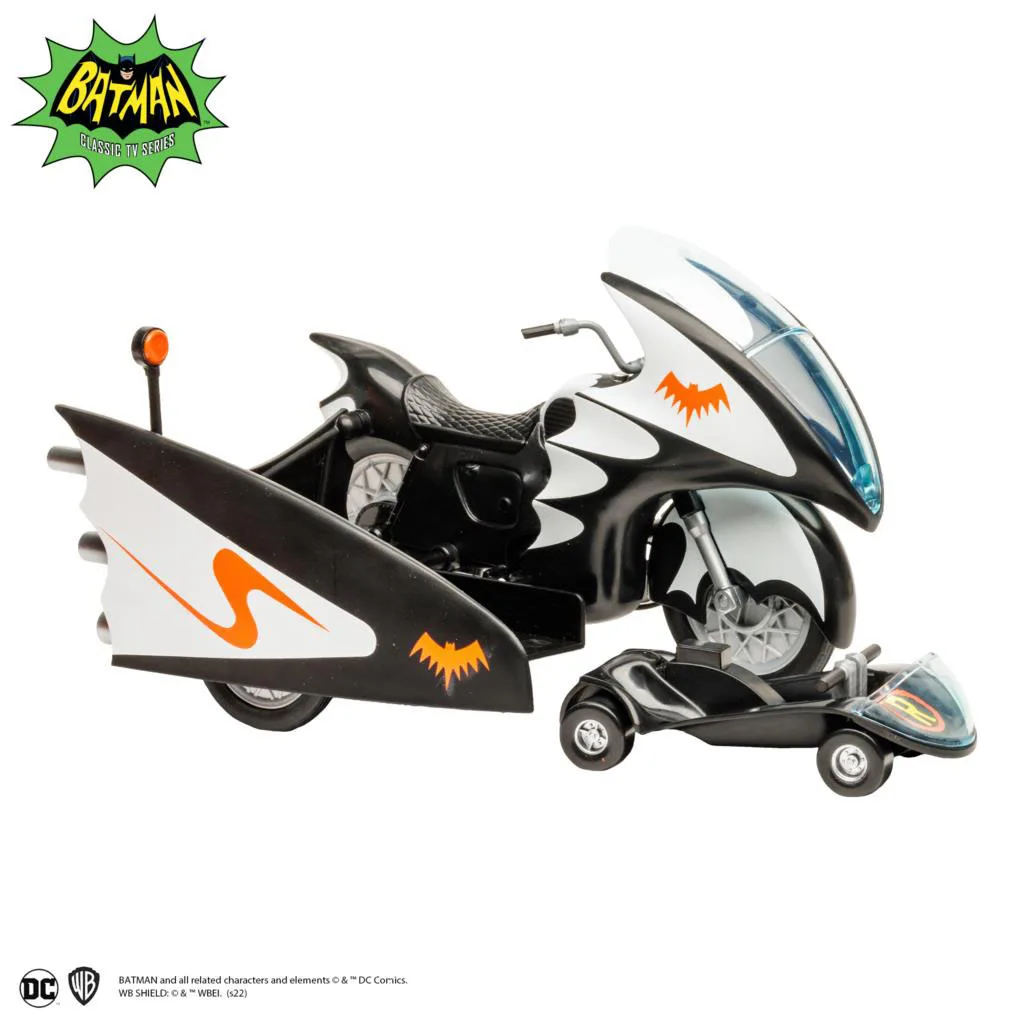 

Экшн-фигурки McFarlane BATCYCLE с боковым автомобилем, подходят для фигурок 17 см