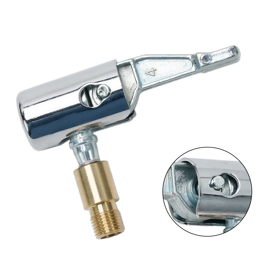 Locking Air Reifen Chuck Tragbare Aufblasbare Pumpe Für Auto Reifen Ventil Clip Kompressor Reifen Inflator Reifen Chuck Mit Barb Stecker – Detail 2