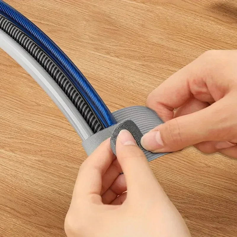 Self-Adhesive Reusable Cable and Cord Organizer Straps