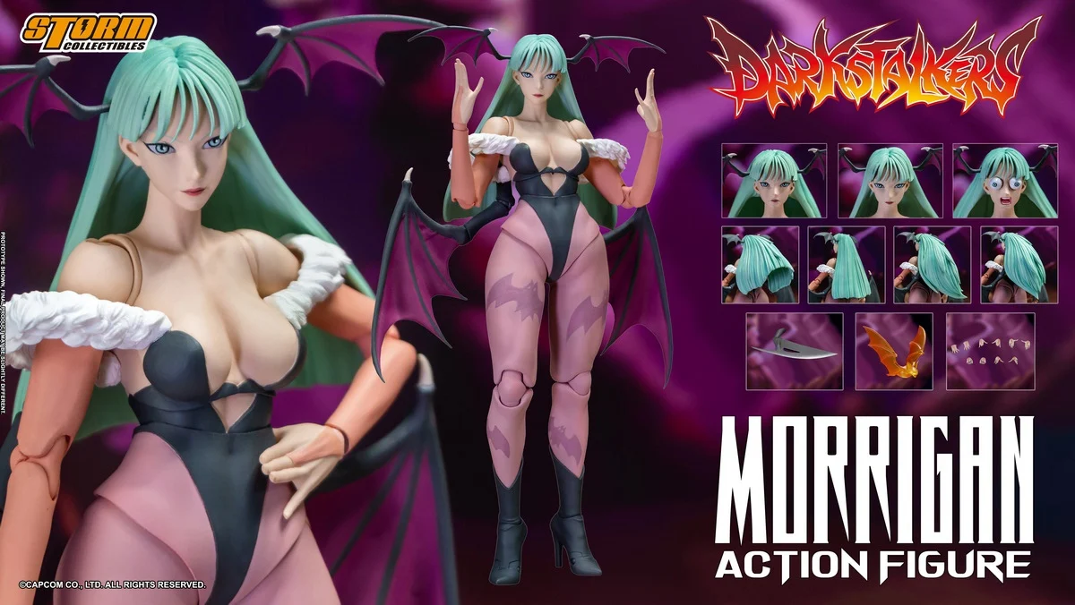 thumbnail image 1 of Storm Toys Vampire Morrigan Aensland Gk Limited Estatua Figura de acción de PVC Estatua Anime Girl Modelo Colección Sexo Regalos de Navidad, 1 of 5