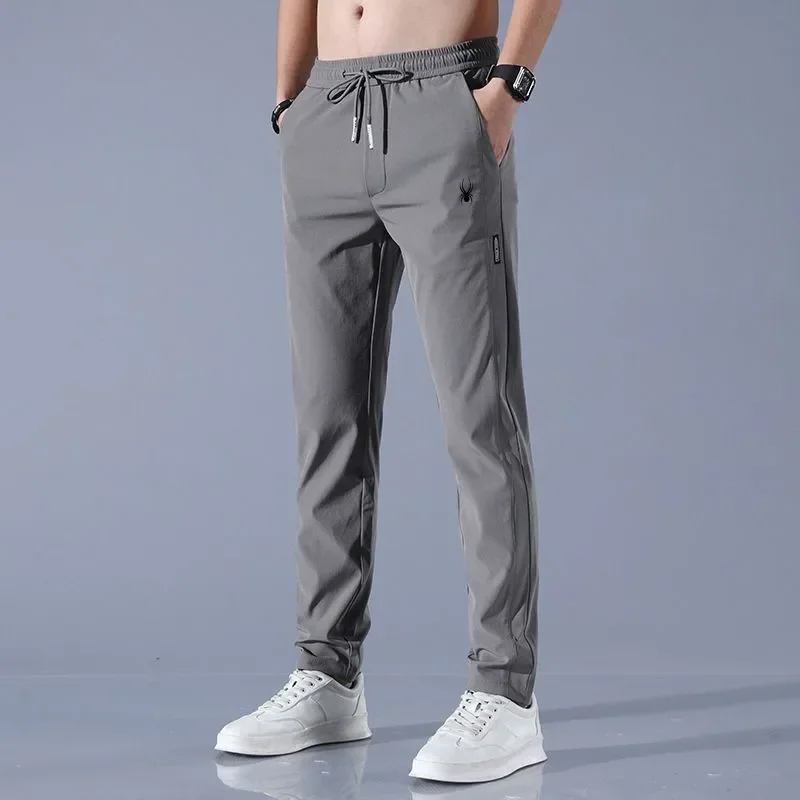 2025 Men's Golf Clothing Pants Polyamide Fabric Elasticity Quick Dry Men Trousers Sweatpants Spring Korea Man's Running Wear 3
