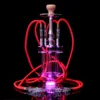DEJAYA Gatling Hookah Acrylic Narguile Complete Shisha Pipe Set Chicha Cachimba 4 Hoses LED Light Nightclub Party Accessories 3