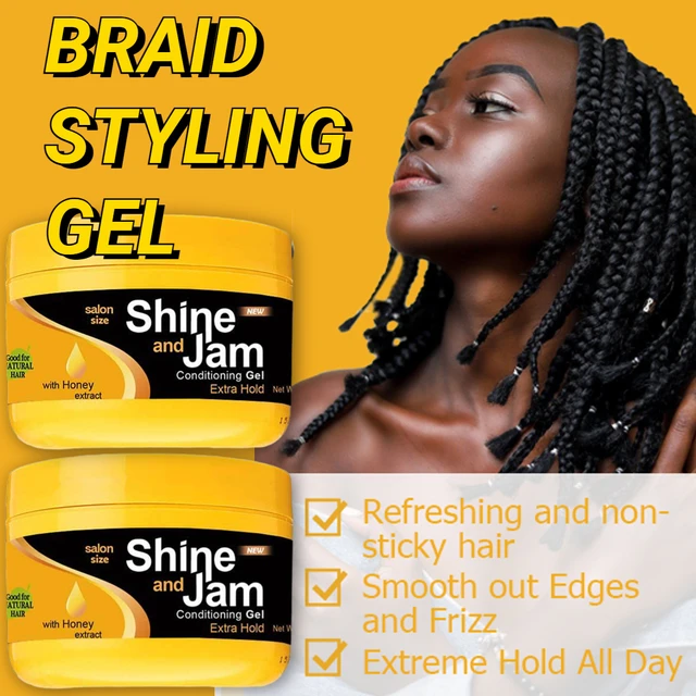 Professional Braiding Gel Long Lasting Styling Cream for Taming Frizzy  Edges Magnetic Pin Wristband Tail Comb Hair Clips 9pcs - AliExpress