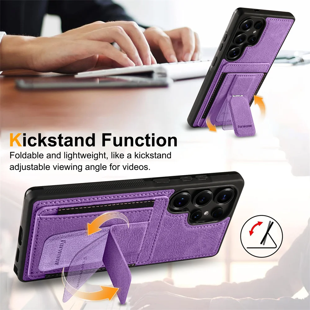 Versatile Card Holder Case with Integrated Stand – Premium Protective Cover